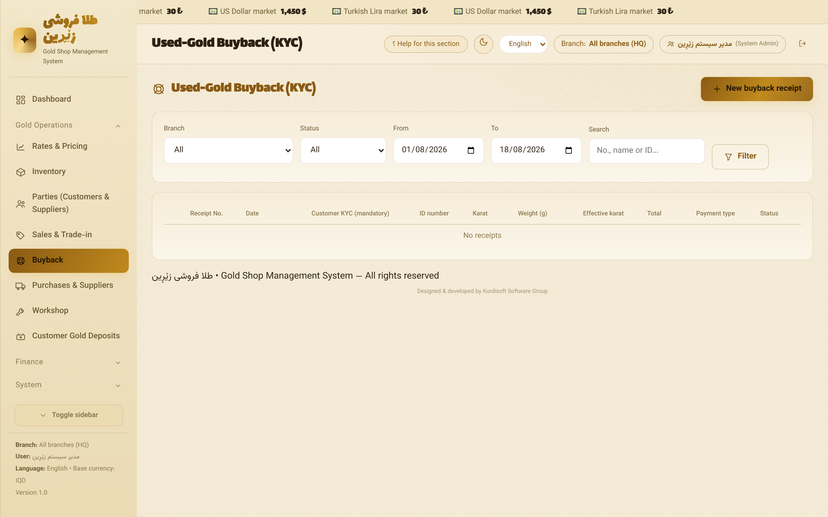 Buyback with assay